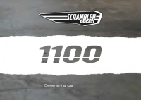Ducati Scrambler 1100 - Owners manual 2019 EN-0